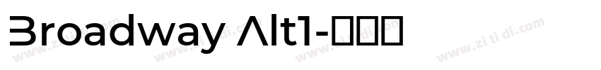 Broadway Alt1字体转换